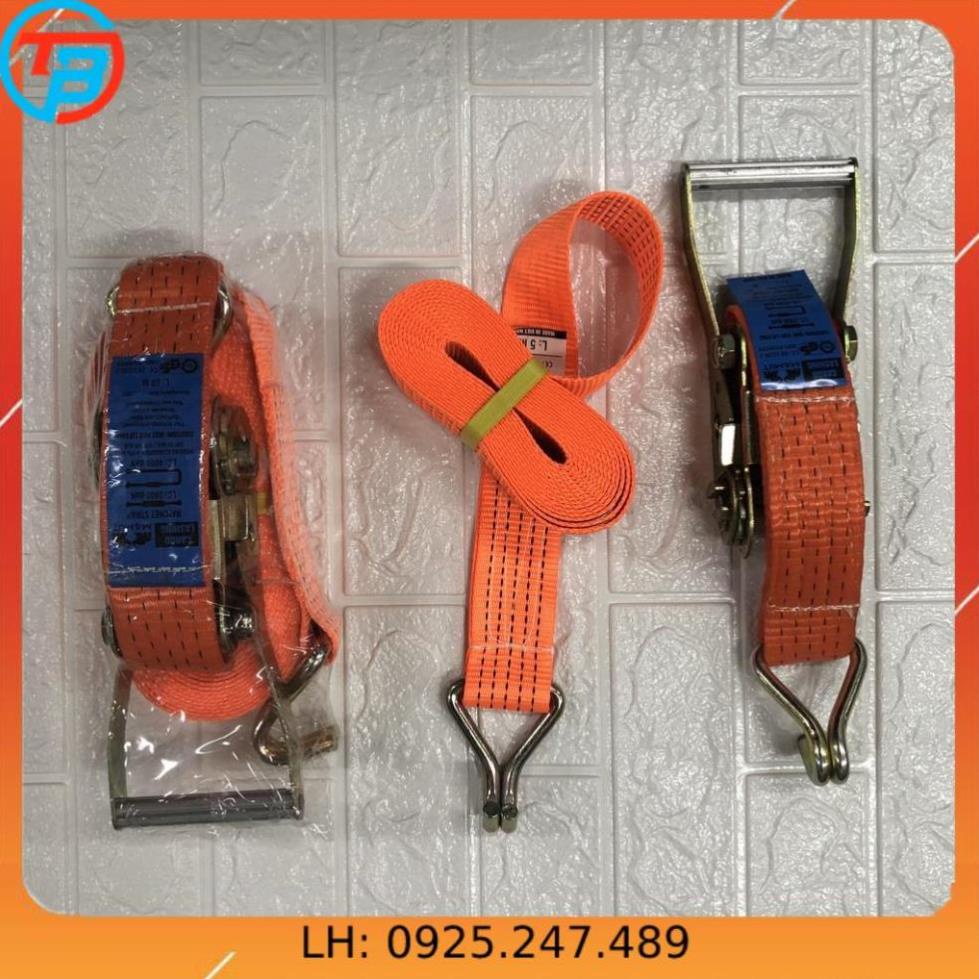 Tăng đơ vải. Dây cảo chằng hàng hóa, pallet bản rộng 5cm - Tải trọng 3 tấn