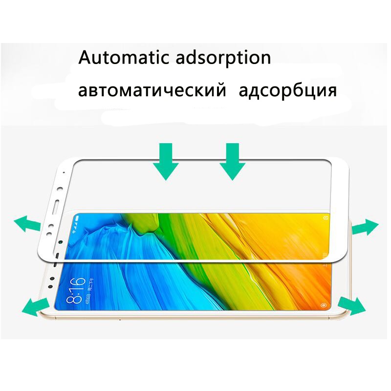 Miếng dán cường lực màn hình 2.5D cho Xiaomi Redmi 5 /5 Plus