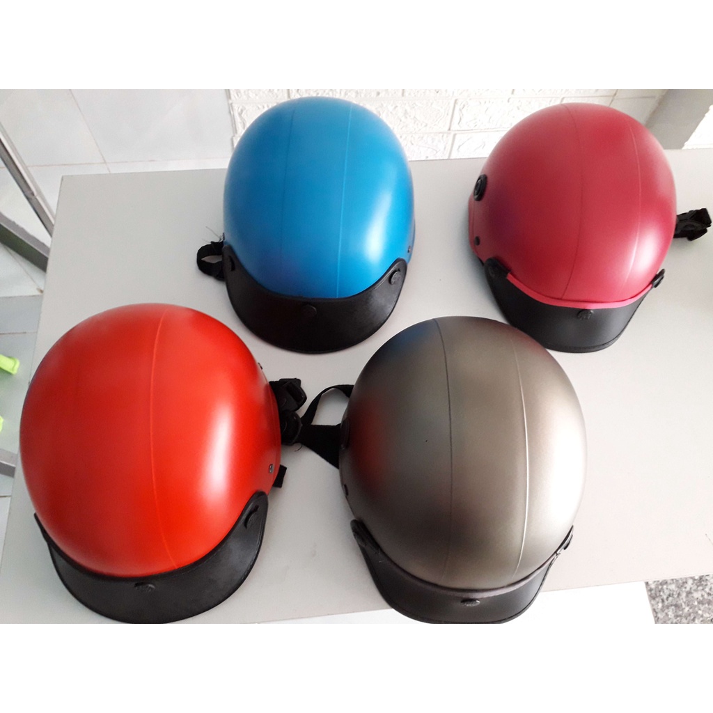 Nón bảo hiểm nón sơn nhiều màu thời trang cao cấp 1/2 đầu - có lỗ thông gió - nam nữ