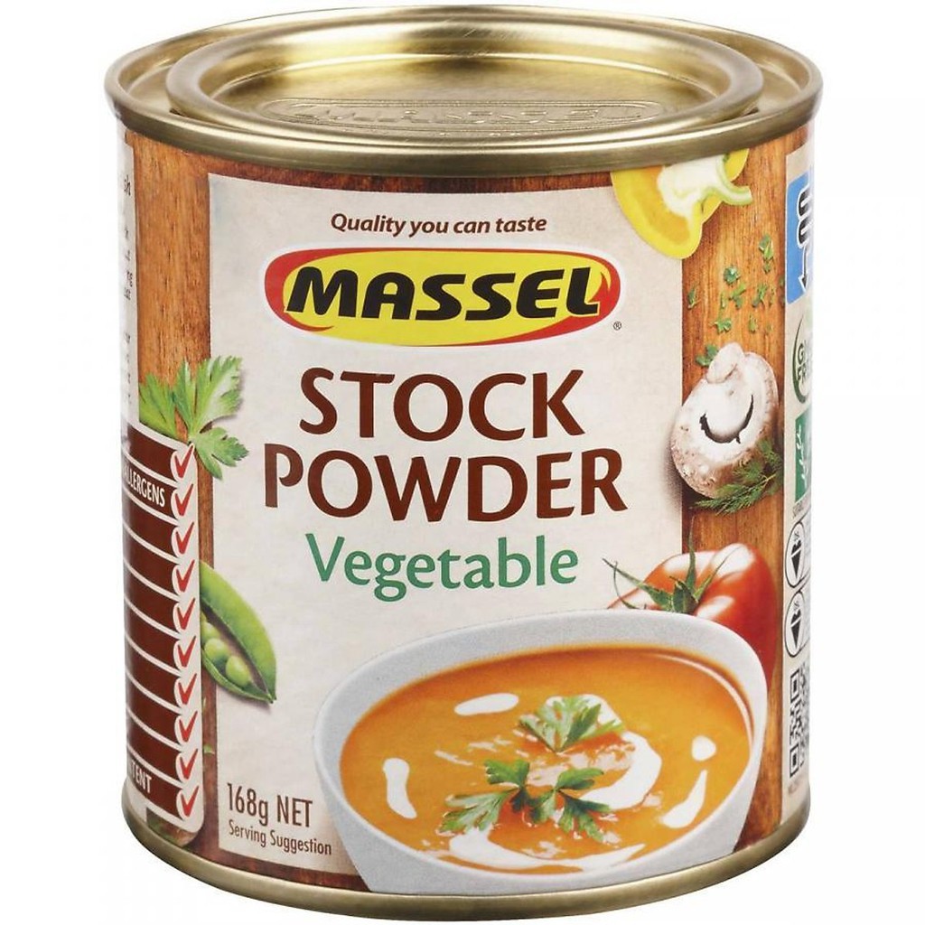 Hạt Nêm Massel Stock Powder Vegetable 168g