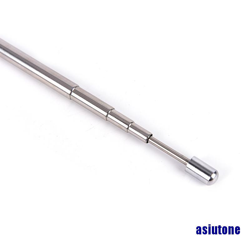 (asiutone) Silver Retractable Handheld Classroom Blackboard Whiteboard Teacher Pointer SP