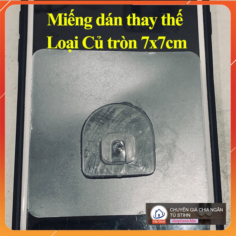 (Hoàn$) 1 miếng dán thay thế - mua dự phòng LOẠI CỦ TRÒN 7x7 (STIHN)