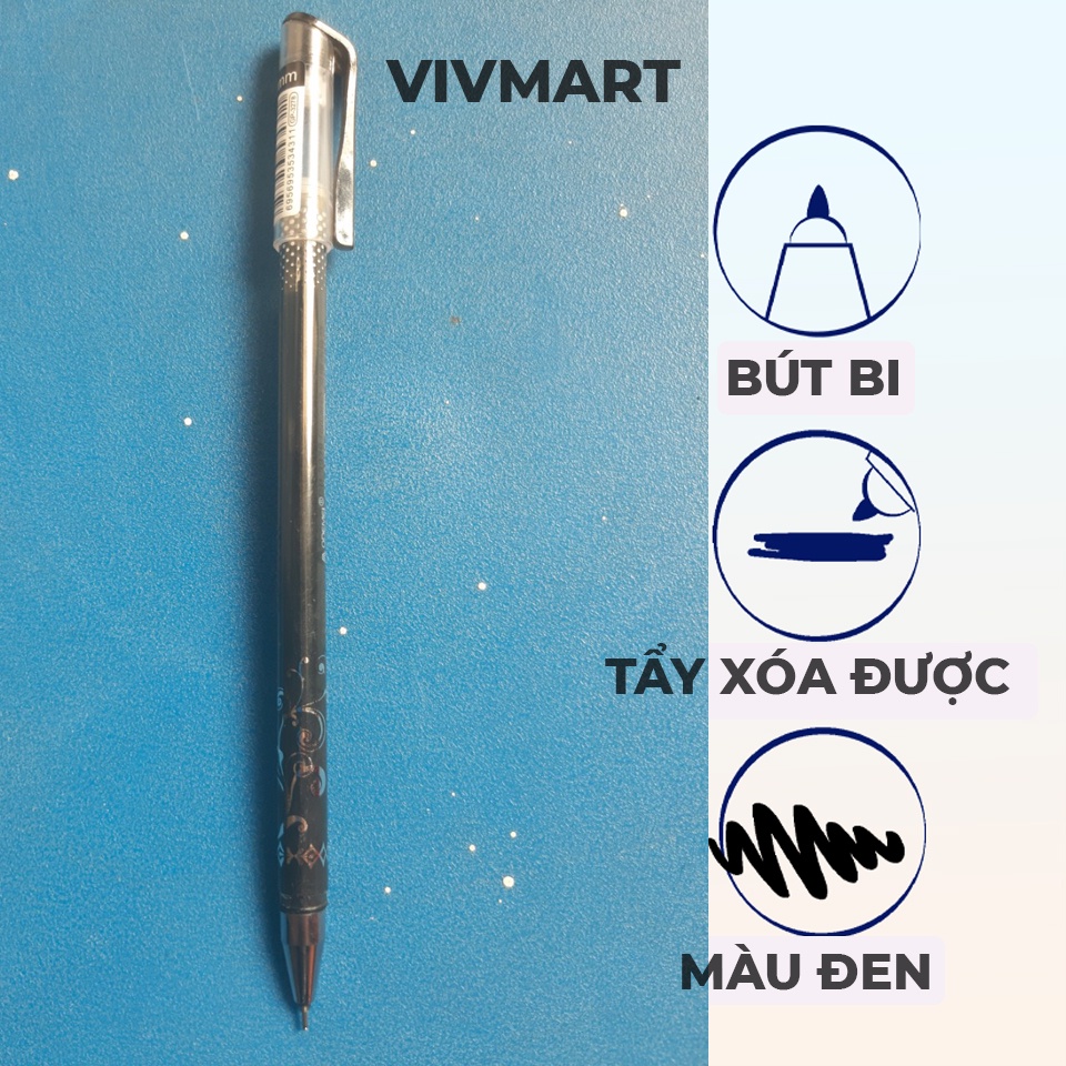 ✅ [GIÁ SỈ] BÚT BI MA THUẬT VIẾT XONG TẨY XÓA ĐƯỢC ( MỰC MÀU ĐEN)