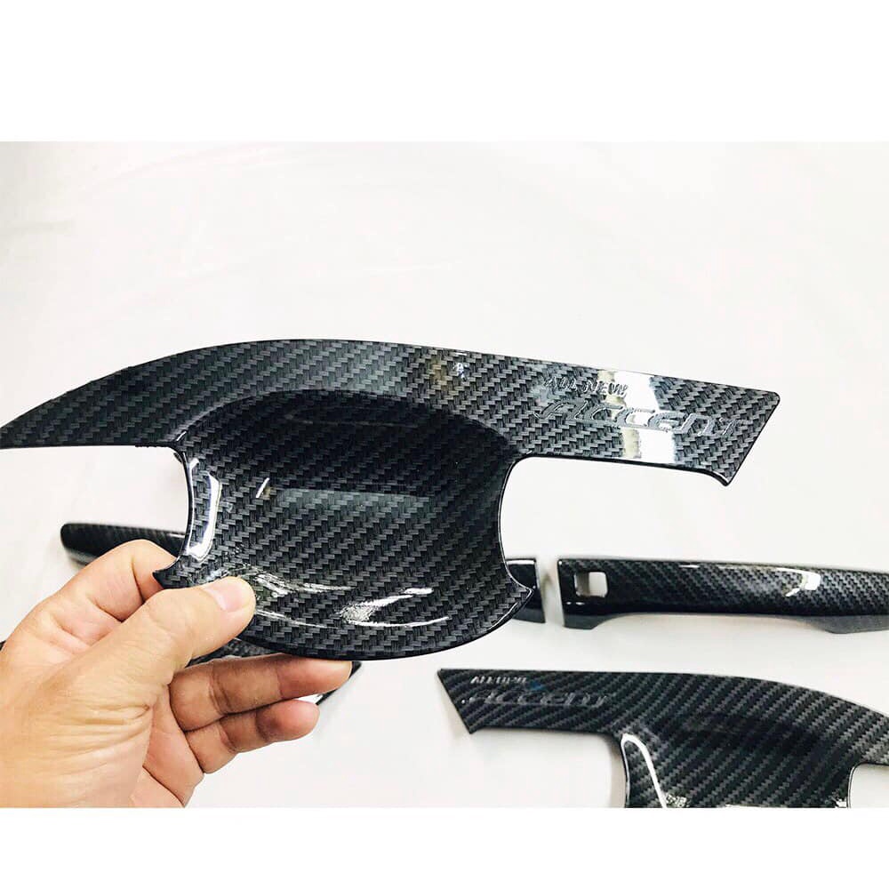 Ốp tay hõm cửa Xe Accent 2018 2019 2020 2020 2021 2022 mẫu carbon cao cấp