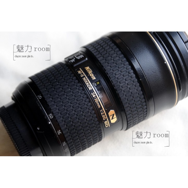 Vòng Đệm Ống Kính Máy Ảnh Nikon 24-70 F2.8 Bằng Da + Vòng Lấy Nét