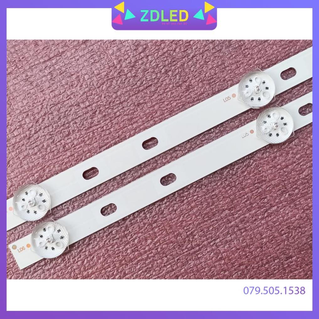 THANH LED TIVI  ASANZO 32T800 32S800 32S890 JL.D32061330-083AS-M HÀNG ZIN HÃNG MỚI 100%, BỘ 2 THANH MỖI THANH 6 BÓNG 3V