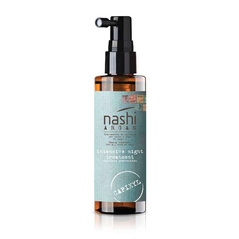 Combo dầu gội 200ml và huyết thanh kích thích mọc tóc Nashi Argan Intensive Night Treatment dành cho tóc rụng