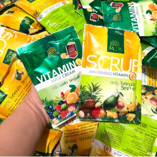 Muối trái cây tẩy tế bào chết Scrub Whitening Vitamin C LADA Spa Thái Lam