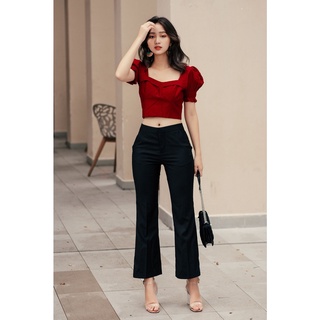 OLV - Quần Flare Trousers in Black