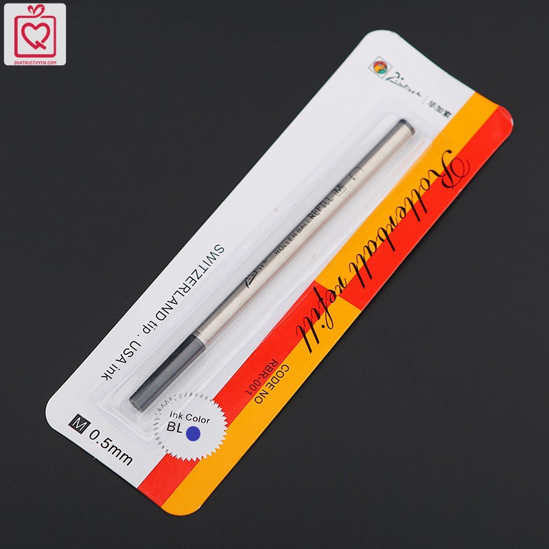 Ruột bút Picasso chính hãng Xanh, đen cỡ ngòi 0.5-0.7mm dùng cho bút dạ bi