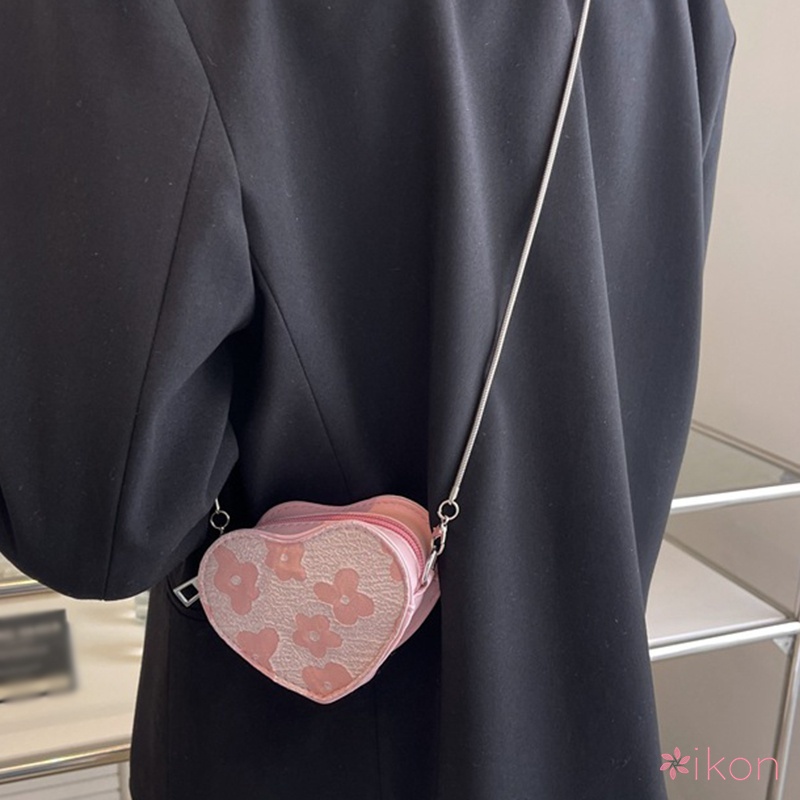 Túi Đeo Chéo Mini Thời Trang Mùa Hè Tim Cho Nữ Túi Đeo Chéo Đựng Điện Thoại Hình Trái