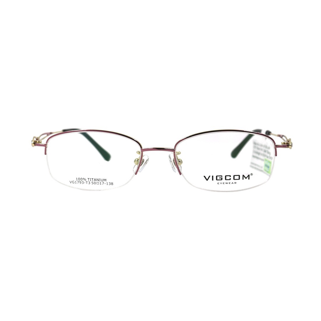Gọng kính Vigcom VG1793 chính hãng, thiết kế dễ đeo bảo vệ mắt