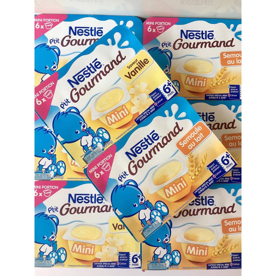 VÁNG SỮA NESTLE PHÁP lốc/ 6hũ
