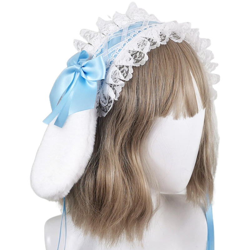 Băng đô cài tóc hình tai thỏ phong cách Lolita Nhật Bản đáng yêu 10MK | BigBuy360 - bigbuy360.vn