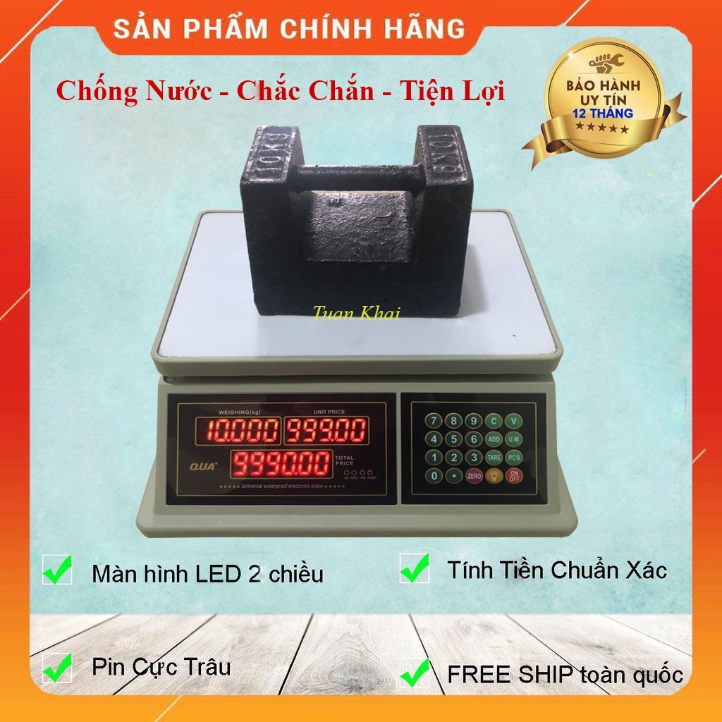 Cân Tính Tiền Điện Tử 30KG - CÂN CHỐNG NƯỚC QUA 832 &amp; 835 - CÂN ĐIỆN TỬ CAO CẤP