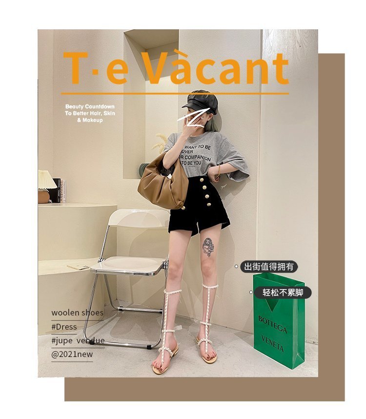 [ Mã 66CBSALE giảm 30K đơn 200K] Xăng đan Nữ Mũi Tròn Thời Trang Hàn | BigBuy360 - bigbuy360.vn