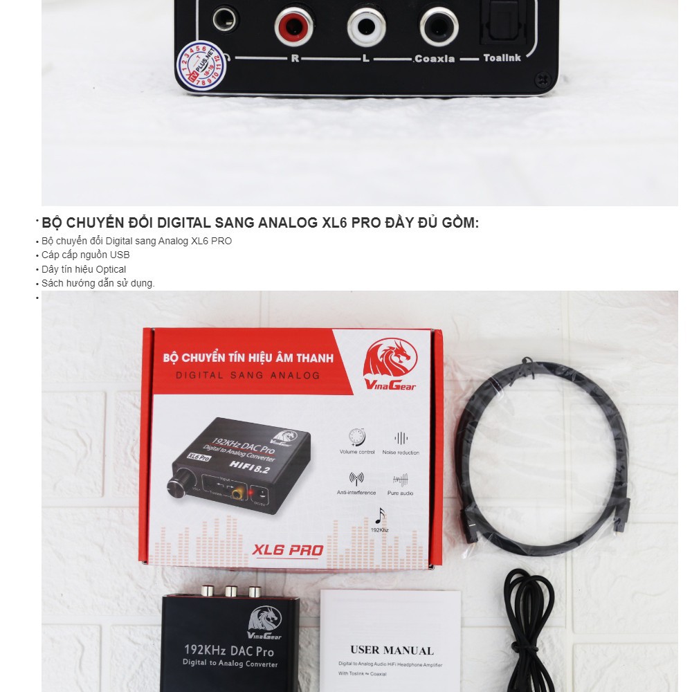 BỘ CHUYỂN ĐỔI ÂM THANH OPTICAL KIWI KA-02