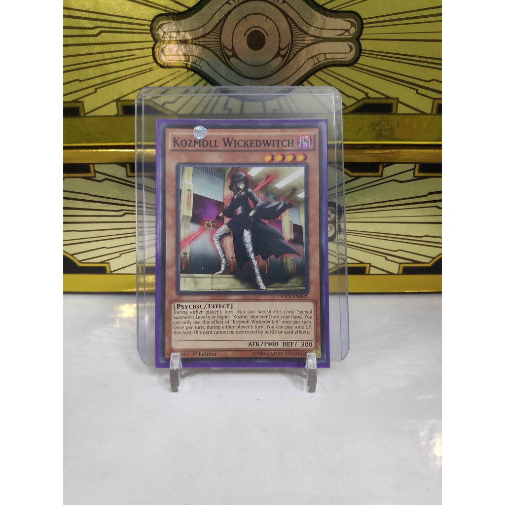 [ Dưa Hấu Yugioh ] Lá bài thẻ bài Kozmoll Wickedwitch - Tặng bọc bài nhựa bảo quản