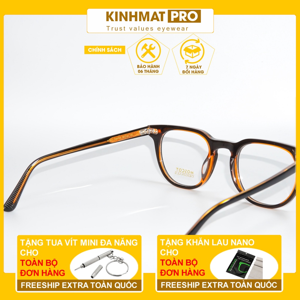 Gọng kính Moscot TATAH nhựa Acetate cốt hợp kim cao cấp Kính mắt Pro