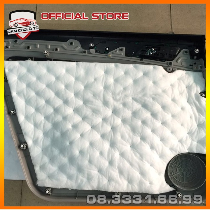 Bông tiêu âm khổ lớn  80x50 bông cách âm cách nhiệt hiệu 3M dành cho ô tô loại cao cấp, bông tiêu âm chống ồn xe hơi