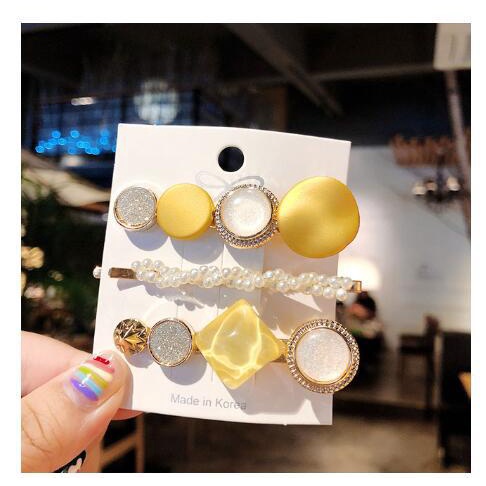 Kẹp tóc acrylic nhiều kiểu dáng tùy chọn xinh xắn cho nữ