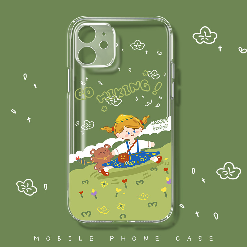 Ốp điện thoại TPU dẻo in bức tranh dã ngoại chống sốc trầy xước cho IPhone 11 Pro XR/XS/X 7 8 Plus | BigBuy360 - bigbuy360.vn