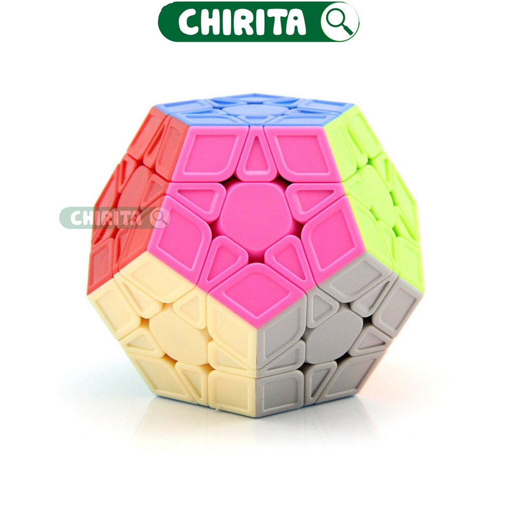 Rubik Biến Thể 12 Mặt MEGAMINX 3x3 LOẠI TỐT (Chìm) - Khối Rubik Xoay Trơn, Đồ Chơi Trẻ Em CHIRITA (shop có rubik 3x3 ..)