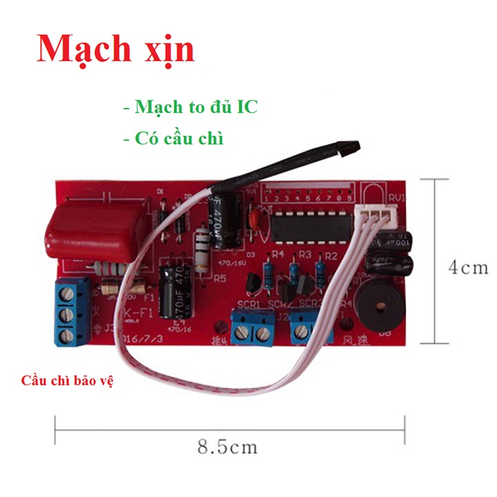 Vỉ mạch điều khiển quạt - có bảo hành