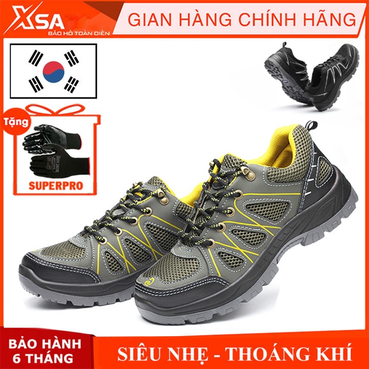 [GIẢM SỐC + QUÀ TẶNG] Giày Bảo Hộ Lao Động Nam SAT-808 Siêu Nhẹ, Cấu Tạo Phi Kim, Cách Điện 14Kv tiêu chuẩn KCS Hàn Quốc