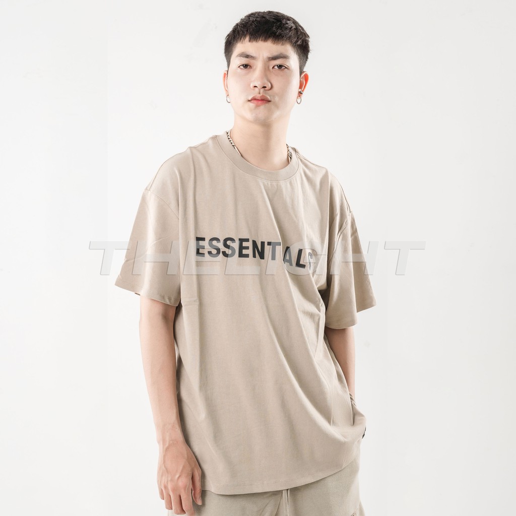 Áo thun tay lỡ FEAR OF GOD FOG ESSENTIALS SS20 phông Unisex nam nữ Cotton oversize form rộng | BigBuy360 - bigbuy360.vn