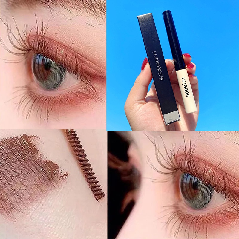 Mascara Đầu Cọ Nhỏ Kháng Nước Không Dễ Nhòe Chuốt Mi Cong Vút Và Dày Tự Nhiên