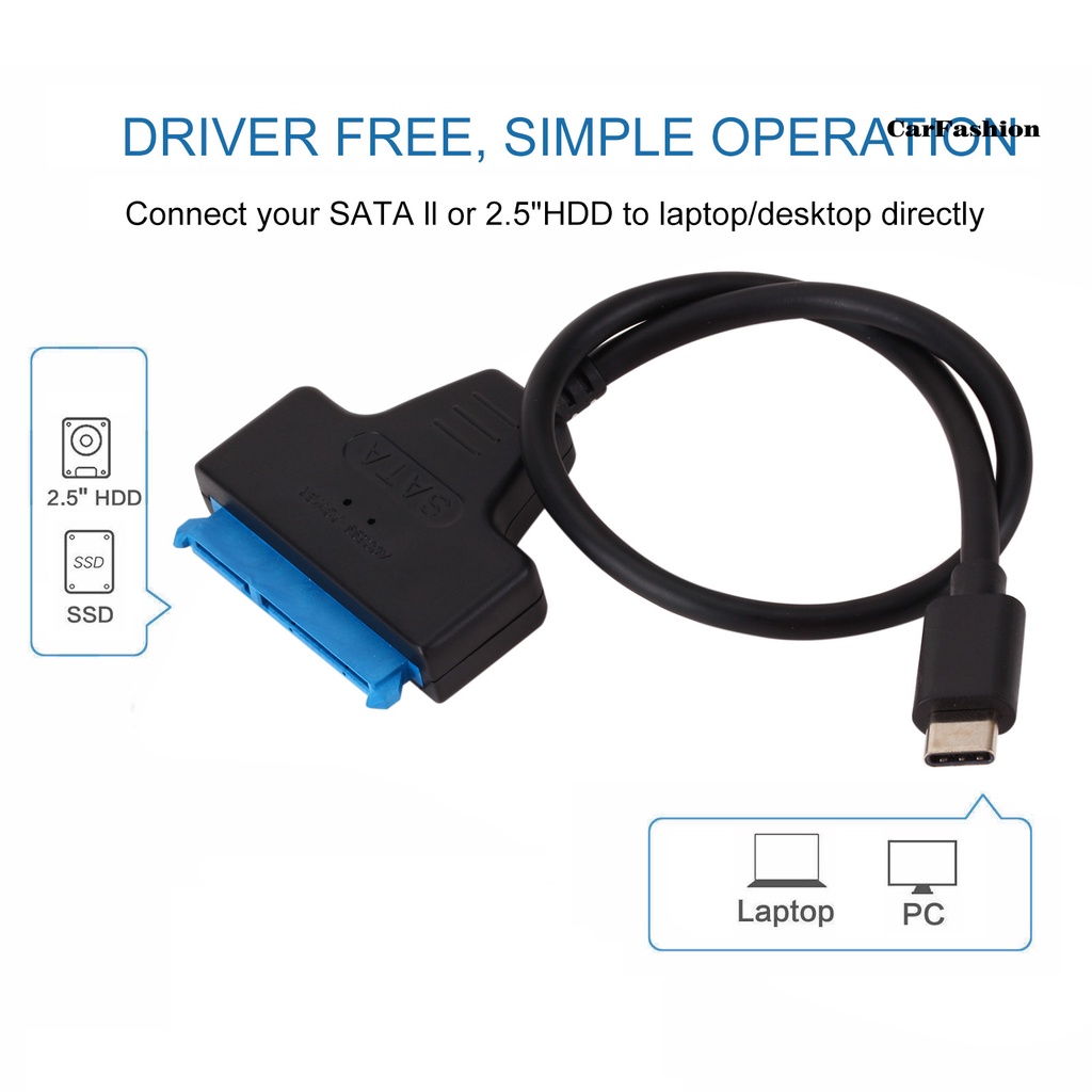 Dây Cáp Chuyển Đổi Pvc Usb 3.1 Type-C Sang Sata Iii Cho Máy Tính | BigBuy360 - bigbuy360.vn