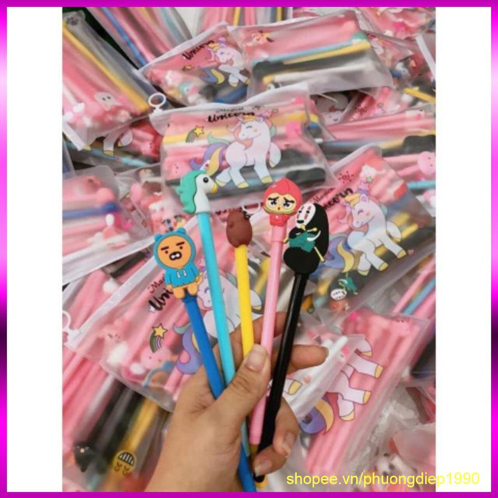 Bút hình thú siêu dễ thương cute cho bé set 20 cây - BAH1