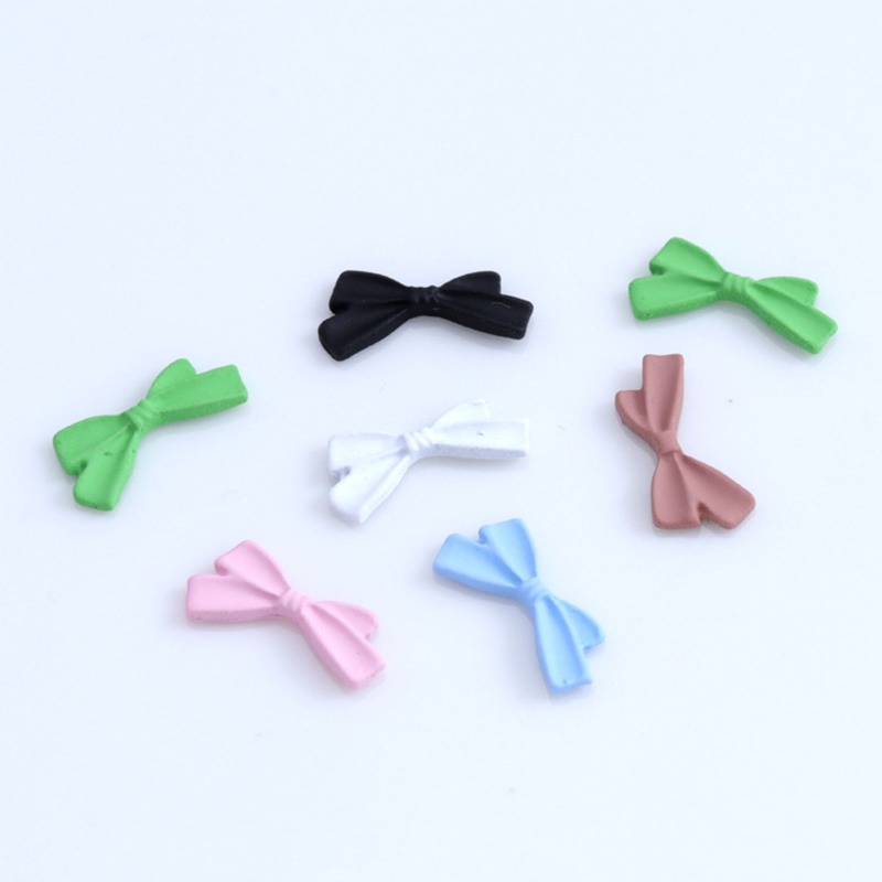 Set 5 Phụ Kiện Trang Trí Móng Nghệ Thuật Hình Nơ 3D Nhiều Màu Sắc