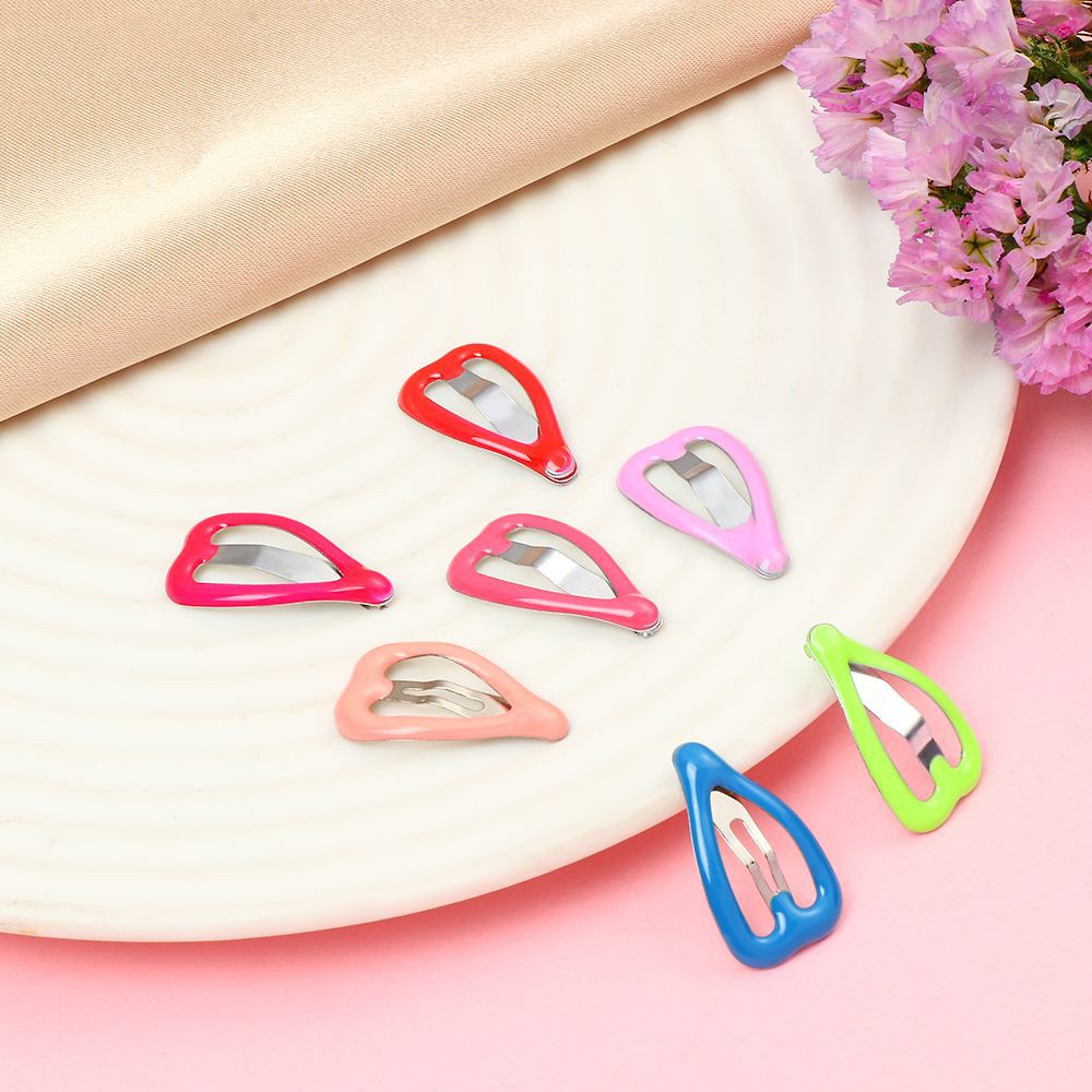 Set 5 Kẹp Tóc Hình Trái Tim Dễ Thương Cho Bé Gái