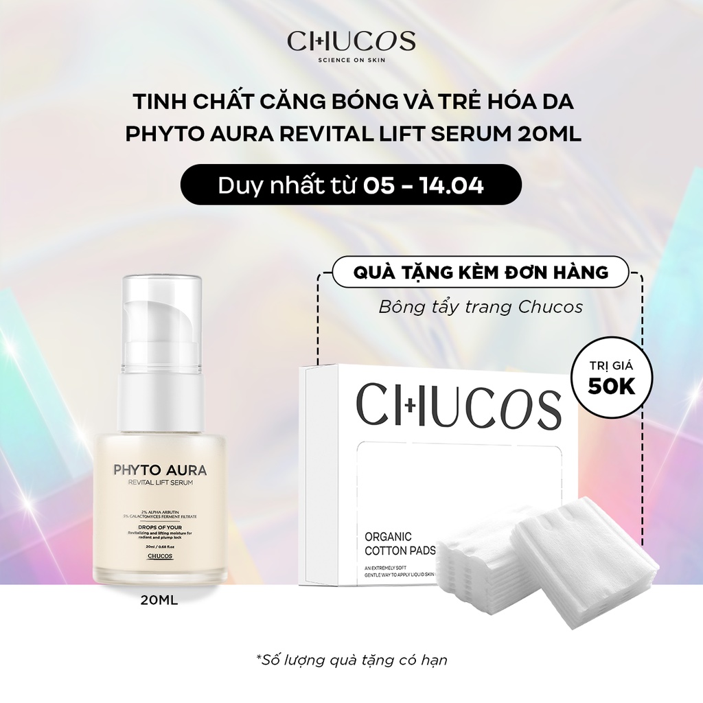 Tinh Chất Căng Bóng Và Trẻ Hóa Da Chucos Phyto Aura Revatal Lift 20ml