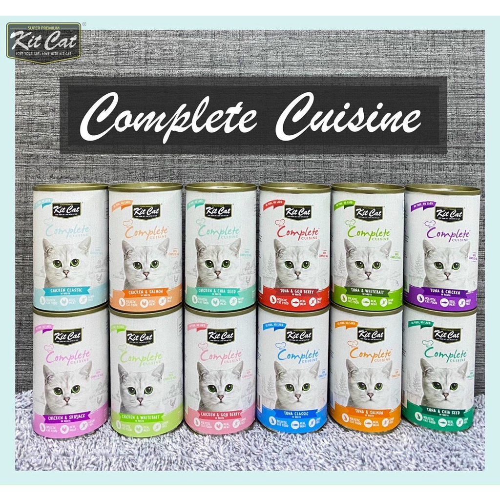 Pate mèo Kit Cat Complete Cuisine lon 150g