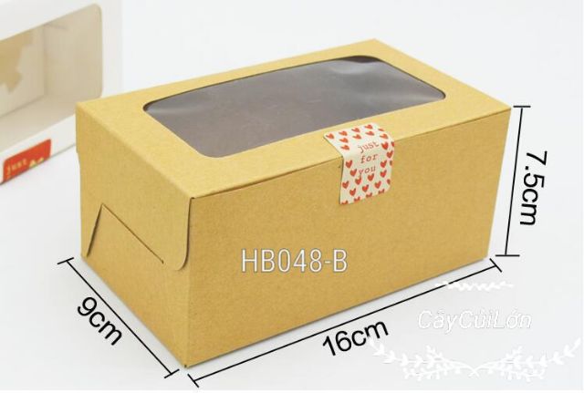 Hộp cupcake 2 bánh | BigBuy360 - bigbuy360.vn