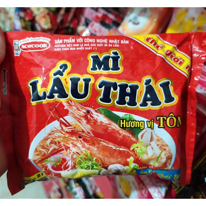 Mì lẩu thái hương vị tôm Acecook  gói 81g