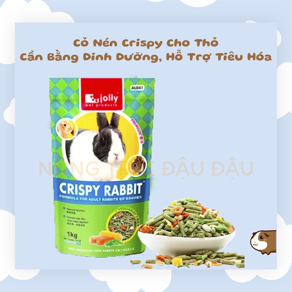 Cỏ Nén Thức Ăn Cho Thỏ Crispy AL041 AL068