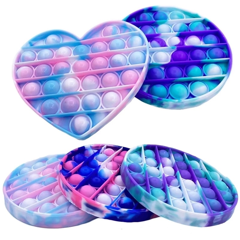 TIK TOK Đồ chơi bóp bong bóng giảm căng thẳng bằng silicon nhiều kiểu dáng độc đáo