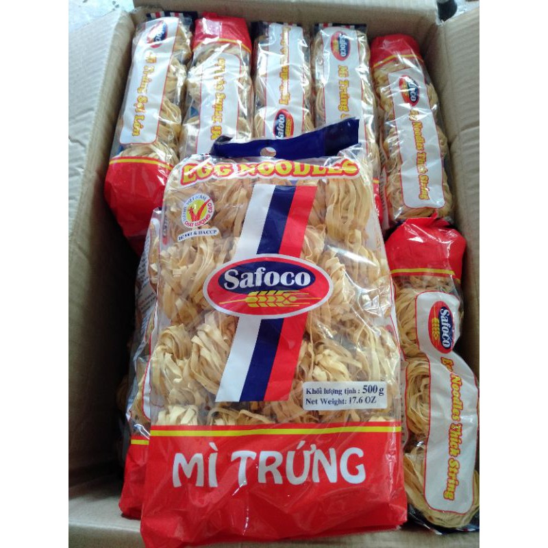 MÌ TRỨNG SAFOCO SỢI LỚN [gói 500g]