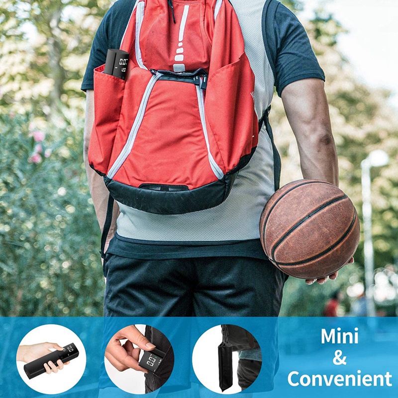 Máy Bơm Bóng Điện Tử Với Đồng Hồ Đo Áp Suất Chính Xác Và Màn Hình LCD Kỹ Thuật Số