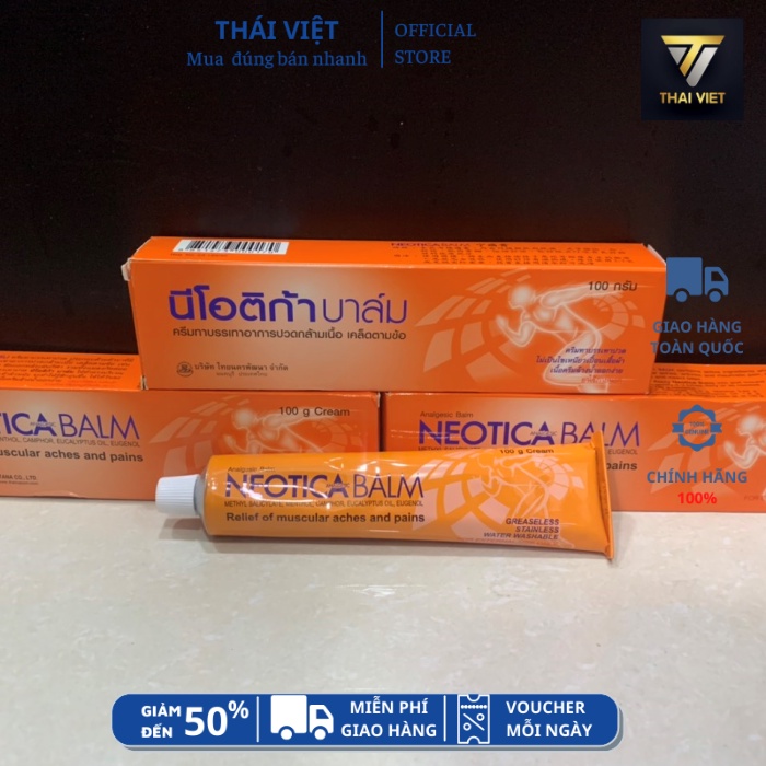 Kem Thuốc Neotica Balm trị nhức mỏi hàng THAILAND chính hãng