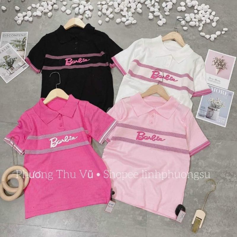 ÁO LEN CÓ CỔ BARBIE FORM RỘNG