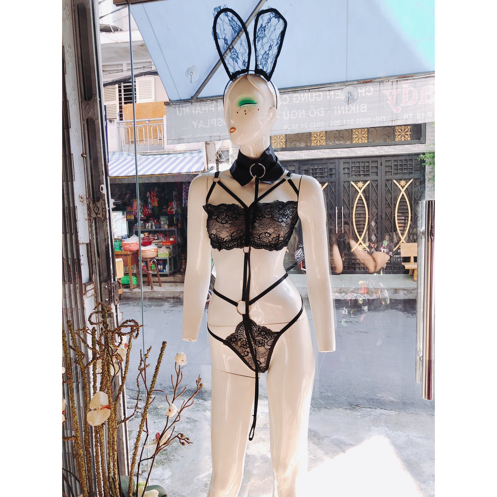 Đồ ngủ cosplay sexy thỏ ren bra quyến rũ gợi cảm CP119 | BigBuy360 - bigbuy360.vn