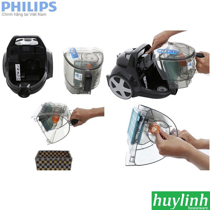 Freeship Máy hút bụi Philips FC8670 - 2000W - Bảo hành 2 năm chính hãng