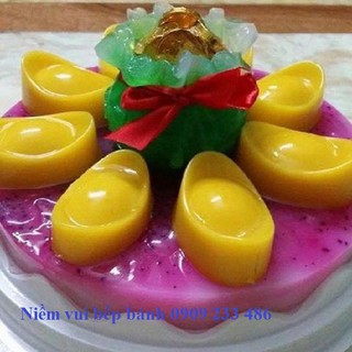Khuôn silicon 9 thỏi vàng