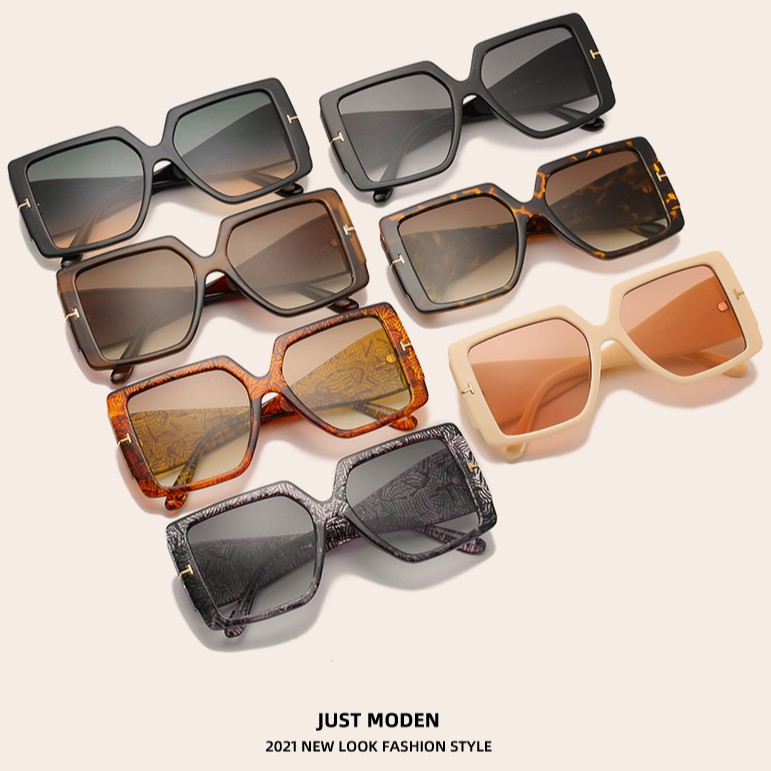 Kính mát gọng vuông phong cách vintage cho nam và nữ