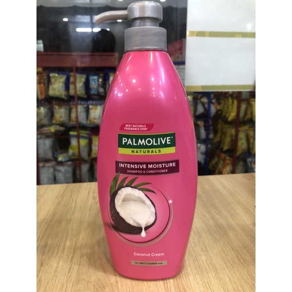 Dầu Gội Có Xả Pamolive kết hợp oliu, dừa 600ml chính hãng